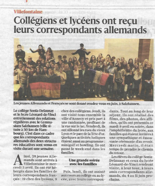 article du Dauphiné 2024